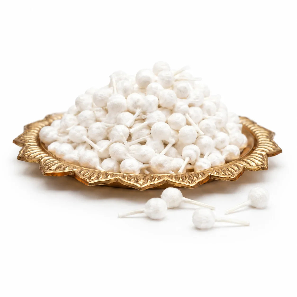 Round Cotton Wicks for Daily Pooja & Aarti | Svarnadeep