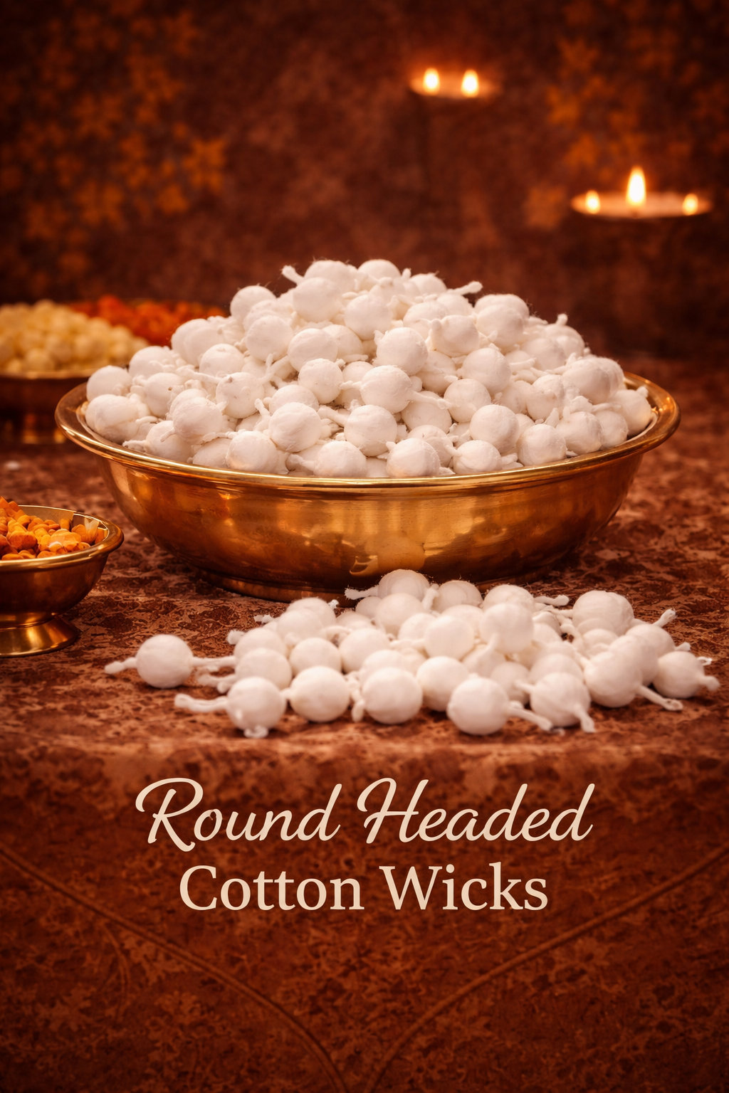 Round Cotton Wicks