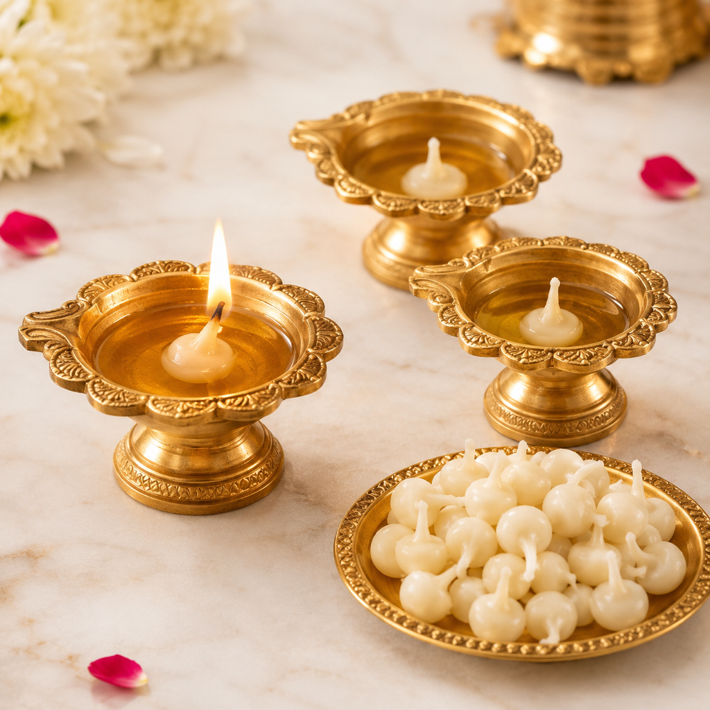Ghee Cotton Wicks for Diya & Pooja | Svarnadeep