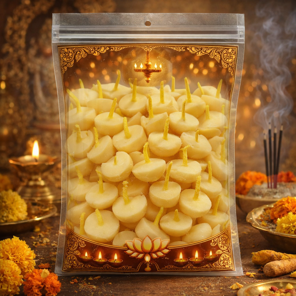 Ghee Cotton Wicks packaging