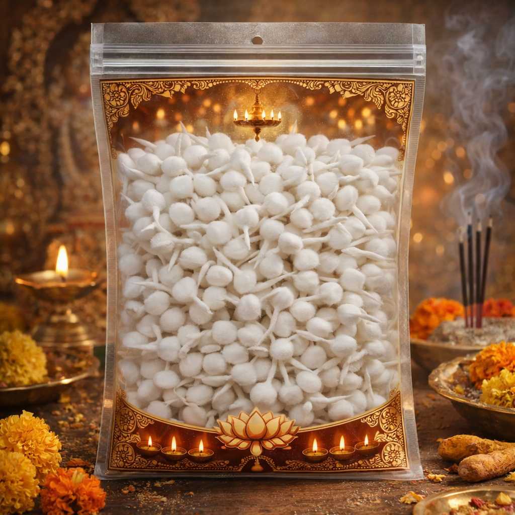 Round Cotton Wicks packaging