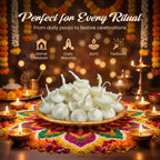 Svarnadeep Camphor Cotton Wicks for Devotional Rituals