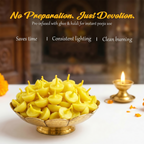 Cotton Wicks Infused for Spiritual Diya Lighting Rituals