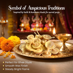 Traditional Cotton Wicks for Sacred Pooja Ceremonies