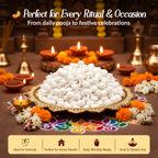 Cotton Wicks for Clean and Steady Diya Flame During Pooja
